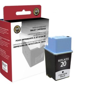 Compatible Black Ink Cartridge for HP C6614DN (HP 20)